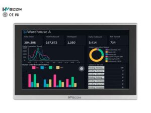 Pantalla HMI Wecon PI9150ig(N) de 15 pulgadas con carcasa de aluminio e IoT integrado